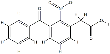 3-Benzoyl-2-nitrophenyl acetic acid CAS#: 78940-53-1