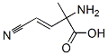 3-Butenoicacid,2-amino-4-cyano-2-methyl-,(E)-(9CI) CAS#: 73838-87-6