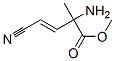 3-Butenoicacid,2-amino-4-cyano-2-methyl-,methylester,(E)-(9CI) CAS#: 73838-95-6