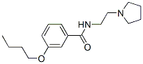 3-Butoxy-N-[2-(1-pyrrolidinyl)ethyl]benzamide CAS#: 73664-73-0