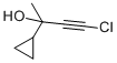 3-Butyn-2-ol, 4-chloro-2-cyclopropyl- CAS#: 77985-09-2