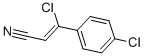 3-CHLORO-3-(4-CHLOROPHENYL)ACRYLONITRILE CAS#: 78583-86-5