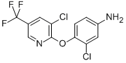 3-CHLORO-4-([3-CHLORO-5-(TRIFLUOROMETHYL)-2-PYRIDINYL]OXY)ANILINE CAS#: 76471-06-2