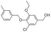 3-CHLORO-5-ETHOXY-4-[(3-METHYLPHENYL)METHOXY]-BENZENEMETHANOL CAS#: 723314-73-6
