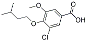 3-CHLORO-5-METHOXY-4-(3-METHYLBUTOXY)BENZOIC ACID CAS#: 749920-21-6