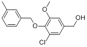 3-CHLORO-5-METHOXY-4-[(3-METHYLPHENYL)METHOXY]-BENZENEMETHANOL CAS#: 765905-59-7