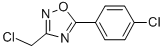 3-(CHLOROMETHYL)-5-(4-CHLOROPHENYL)-1,2,4-OXADIAZOLE CAS#: 73217-30-8