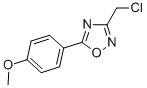 3-(CHLOROMETHYL)-5-(4-METHOXYPHENYL)-1,2,4-OXADIAZOLE CAS#: 73217-31-9