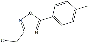 3-(CHLOROMETHYL)-5-(4-METHYLPHENYL)-1,2,4-OXADIAZOLE CAS#: 73217-33-1
