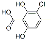 3-Chloro-4-methyl-2,6-dihydroxybenzoic acid CAS#: 73855-52-4