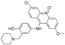 3-Chloro-9-[[4-hydroxy-3-(piperidinomethyl)phenyl]amino]-7-methoxyacridine 10-oxide CAS#: 73663-84-0