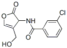 3-Chloro-N-[dihydro-4-(hydroxymethyl)-2-oxo-3-furanyl]benzamide CAS#: 72361-14-9