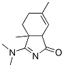 3-(Dimethylamino)-3a,4,5,7a-tetrahydro-3a,6-dimethyl-1H-isoindol-1-one CAS#: 75378-98-2