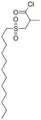 3-Dodecylsulfonyl-2-methylpropionyl chloride CAS#: 75654-72-7