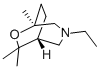 3-Ethyl-5,7,7-trimethyl-6-oxa-3-azabicyclo(3.2.2)nonane CAS#: 74291-68-2