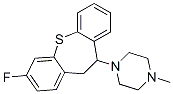3-Fluoro-10,11-dihydro-10-(4-methylpiperazino)dibenzo[b,f]thiepin CAS#: 73129-09-6