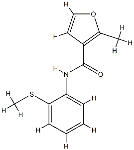3-Furancarboxamide,2-methyl-N-[2-(methylthio)phenyl]-(9CI) CAS#: 717854-49-4