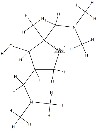 3-Furanol,2,4-bis[(dimethylamino)methyl]tetrahydro-2-methyl-(9CI) CAS#: 791525-13-8