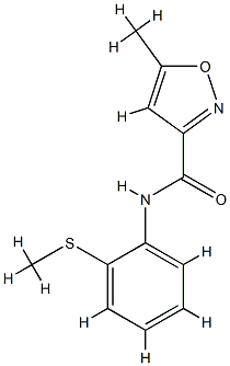3-Isoxazolecarboxamide,5-methyl-N-[2-(methylthio)phenyl]-(9CI) CAS#: 717873-80-8
