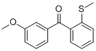 3-METHOXY-2'-METHYLTHIOBENZOPHENONE CAS#: 750633-63-7