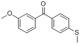 3-METHOXY-4'-METHYLTHIOBENZOPHENONE CAS#: 750633-64-8