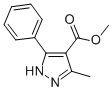 3-METHYL-5-PHENYL-1H-PYRAZOLE-4-CARBOXYLIC ACID METHYL ESTER CAS#: 76923-15-4