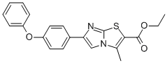 3-METHYL-6-(4-PHENOXYPHENYL)IMIDAZO[2,1-B]THIAZOLE-2-CARBOXYLIC ACID ETHYL ESTER CAS#: 768355-05-1