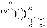 3-Methoxy-4-(3-hydroxybutyryl)-5-methylbenzoic acid CAS#: 79214-48-5