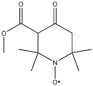 3-(Methoxycarbonyl)-2,2,6,6-tetramethyl-4-oxo-1-piperidinyloxy CAS#: 77874-89-6
