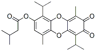 3-Methylbutanoic acid [7,8-dihydro-1,6-diisopropyl-4,9-dimethyl-7,8-dioxodibenzo[b,e][1,4]dioxin-2-yl] ester CAS#: 73328-28-6