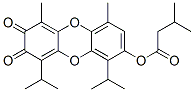 3-Methylbutanoic acid [7,8-dihydro-1,9-diisopropyl-4,6-dimethyl-7,8-dioxodibenzo[b,e][1,4]dioxin-2-yl] ester CAS#: 73328-29-7