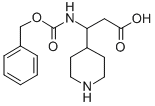 3-(N-Cbz-Piperidin-4-yl)-3-aminopropanoic acid CAS#: 773123-81-2