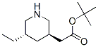 3-Piperidineaceticacid,5-ethyl-,1,1-dimethylethylester,(3R,5S)-(9CI) CAS#: 771473-42-8