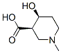 3-Piperidinecarboxylic acid, 4-hydroxy-1-methyl-, (3R,4S)- (9CI) CAS#: 716362-70-8