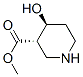 3-Piperidinecarboxylic acid, 4-hydroxy-, methyl ester, trans- (9CI) CAS#: 731752-47-9