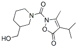 3-Piperidinemethanol,  1-[[3-methyl-4-(1-methylethyl)-5-oxo-2(5H)-isoxazolyl]carbonyl]-  (9CI) CAS#: 706804-40-2