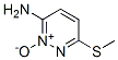 3-Pyridazinamine, 6-(methylthio)-, 2-oxide (9CI) CAS#: 777002-63-8