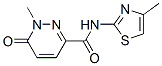 3-Pyridazinecarboxamide,1,6-dihydro-1-methyl-N-(4-methyl-2-thiazolyl)-6-oxo- CAS#: 746606-46-2