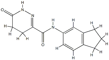 3-Pyridazinecarboxamide,N-(2,3-dihydro-1H-inden-5-yl)-1,4,5,6-tetrahydro-6- CAS#: 756849-84-0