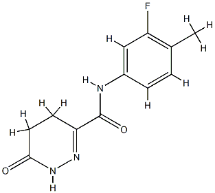 3-Pyridazinecarboxamide,N-(3-fluoro-4-methylphenyl)-1,4,5,6-tetrahydro-6- CAS#: 714200-72-3