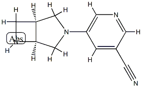 3-Pyridinecarbonitrile,5-(1S,5S)-3,6-diazabicyclo[3.2.0]hept-3-yl-(9CI) CAS#: 799279-93-9