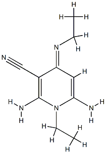 3-Pyridinecarbonitrile,6-amino-1-ethyl-4-(ethylamino)-1,2-dihydro-2-imino-(9CI) CAS#: 736875-44-8