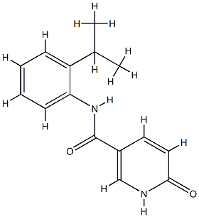 3-Pyridinecarboxamide,1,6-dihydro-N-[2-(1-methylethyl)phenyl]-6-oxo-(9CI) CAS#: 727693-80-3