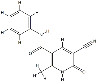 3-Pyridinecarboxamide,5-cyano-1,6-dihydro-2-methyl-6-oxo-N-phenyl-(9CI) CAS#: 783324-68-5