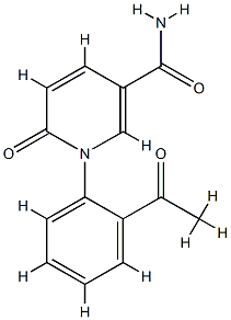 3-Pyridinecarboxamide,N-(2-acetylphenyl)-1,6-dihydro-6-oxo-(9CI) CAS#: 783307-69-7