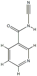 3-Pyridinecarboxamide,N-cyano-(9CI) CAS#: 77849-43-5