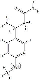 3-Pyridinepropanamide,beta-amino-6-methoxy-(9CI) CAS#: 771523-35-4