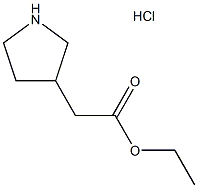 3-Pyrrolidineacetic acid ethyl ester hydrochloride CAS#: 726139-60-2