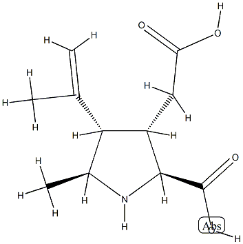 3-Pyrrolidineaceticacid,2-carboxy-5-methyl-4-(1-methylethenyl)-,(2R,3R,4R,5R)-rel-(9CI) CAS#: 792173-16-1