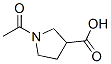 3-Pyrrolidinecarboxylic acid, 1-acetyl- (9CI) CAS#: 712270-40-1
